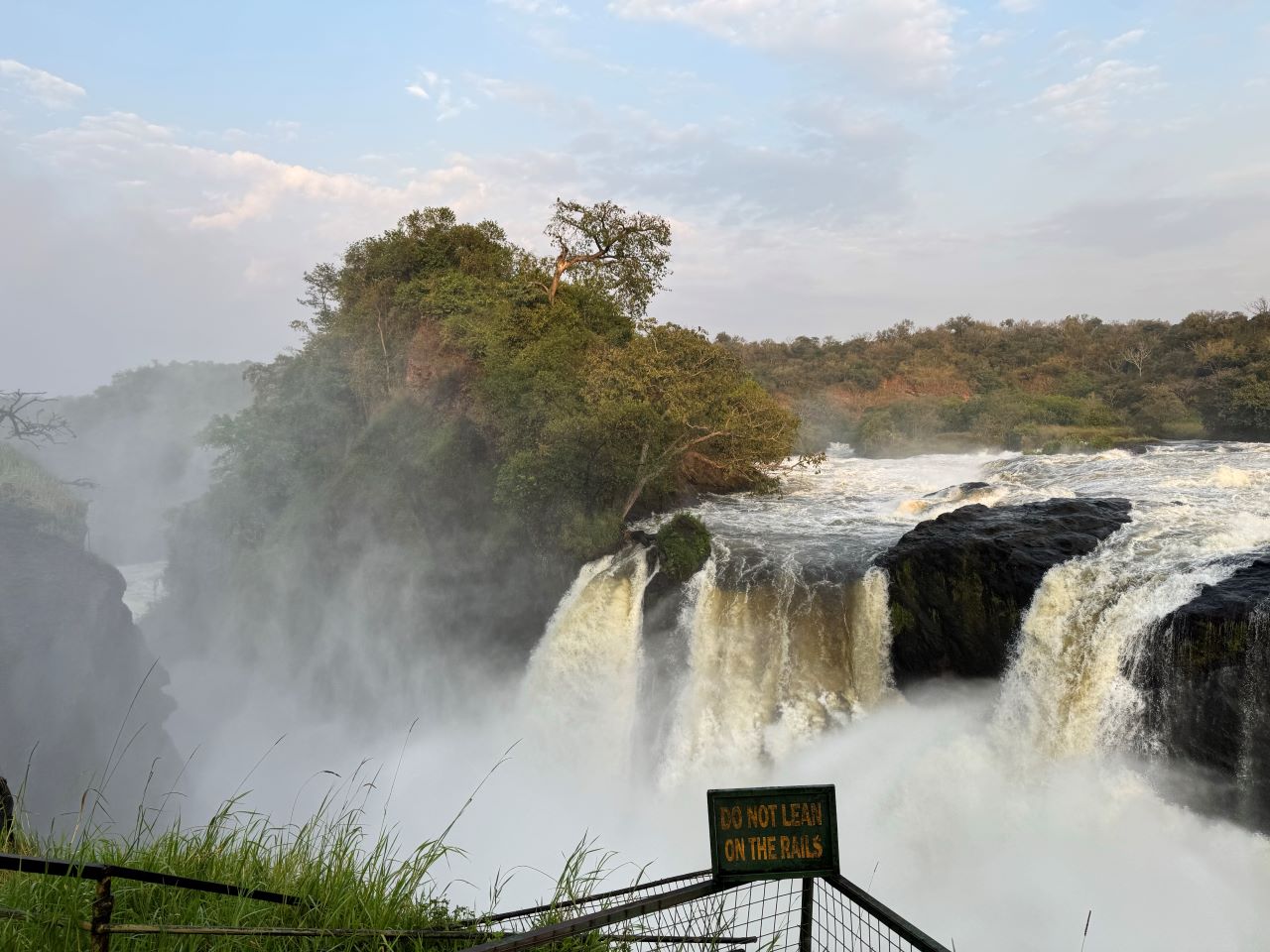 Waterfalls on a morning